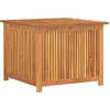 Image de vidaXL Coffre de jardin 75x75x58 cm bois massif acacia