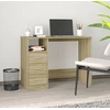 Image de vidaXL Bureau avec tiroirs chêne Sonoma 102x50x76 cm