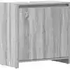 Image de vidaXL Armoire de salle de bain Gris Sonoma 60x33x61 cm Bois composite