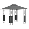 Image de vidaXL Pavillon avec toit Anthracite 300x300x270 cm Acier
