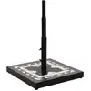 Image de vidaXL Pied de parasol noir et blanc Carré 12 kg