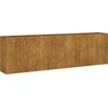 Image de vidaXL Lit surélevé 280x40x80 cm acier corten