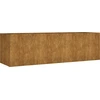 Image de vidaXL Lit surélevé 280x80x80 cm acier corten