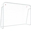 Image de vidaXL But de football avec filet Blanc 214x75x152 cm Acier & Polyester