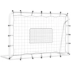 Image de vidaXL Football Rebounder Blanc & Noir 184x61x123 cm Acier & PE