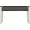 Image de vidaXL Lit surélevé de jardin Gris 120x40x75 cm WPC