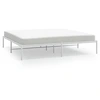 Image de vidaXL Cadre de lit en métal blanc 180x200 cm