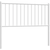 Image de vidaXL Tête de lit de rechange en métal blanc 100 cm