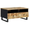 Image de vidaXL Table basse 80x54x40 cm bois massif mangue & bois composite