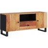 Image de vidaXL Armoire TV 105x33,5x46 cm Bois massif acacia & dérivés du bois