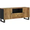 Image de vidaXL Armoire TV 105x33,5x46 cm bois massif mangue & bois composite