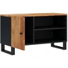 Image de vidaXL Armoire TV 80x33x46 cm Bois massif acacia & dérivés du bois