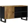 Image de vidaXL Armoire TV 80x33x46 cm Bois massif de manguier & bois composite