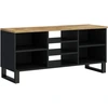 Image de vidaXL Armoire TV 100x33x46 cm Bois massif de manguier & bois composite