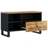 Image de vidaXL Armoire TV 80x33x46 cm Bois massif de manguier & bois composite