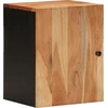 Image de vidaXL Armoire murale de salle de bain 38x33x48 cm en bois massif d'acacia