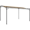 Image de vidaXL Store taupe 4x3 m 180 g/m² tissu et acier