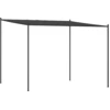 Image de vidaXL Pavillon anthracite 3x3 m 180 g/m² tissu et acier