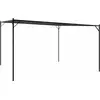 Image de vidaXL Pavillon Anthracite 4x4 m 180 g/m² tissu et acier