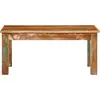 Image de vidaXL Table basse 100x55x45 cm Vieux bois massif