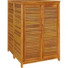 Image de vidaXL Coffre de jardin 70x87x104 cm bois massif acacia