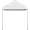 Image de vidaXL Pavillon avec toit blanc 2,28x2,23x2,69 m Polyéthylène