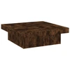 Image de vidaXL Table basse chêne fumé 90x90x28 cm bois composite