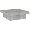 Image de vidaXL Table basse Gris Sonoma 90x90x28 cm Bois composite