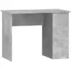 Image de vidaXL Bureau gris béton 100x55x75 cm Bois composite