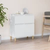 Image de vidaXL Sideboard Blanc 60x35x70 cm Bois composite