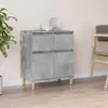 Image de vidaXL Sideboard gris béton 60x35x70 cm Bois composite
