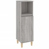 Image de vidaXL Armoire de salle de bain Gris Sonoma 30x30x100 cm Bois composite