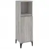 Image de vidaXL Armoire de salle de bain Gris Sonoma 30x30x100 cm Bois composite