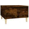 Image de vidaXL Table basse chêne fumé 55x55x36,5 cm Bois composite