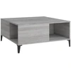 Image de vidaXL Table basse Gris Sonoma 80x80x36,5 cm Bois composite