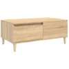 Image de vidaXL Table basse en chêne Sonoma 90x50x36,5 cm Bois composite