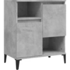 Image de vidaXL Sideboard gris béton 60x35x70 cm Bois composite