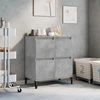 Image de vidaXL Sideboard gris béton 60x35x70 cm Bois composite