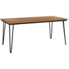 Image de vidaXL Table de jardin pieds de table en épingle à cheveux 180x90x75 cm acacia massif