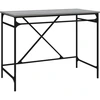 Image de vidaXL Bureau Gris Sonoma 100x50x76 cm Bois composite et fer