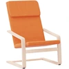 Image de vidaXL Fauteuil relax jaune foncé Tissu