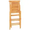 Image de vidaXL Chaises de jardin 6 pcs. Pliable 47x63x90 cm bois massif teck