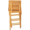 Image de Chaises de jardin 4 pcs. Pliable 56x63x90 cm bois massif teck