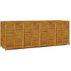 Image de vidaXL Coffre de jardin 280x87x104 cm bois massif acacia