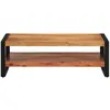 Image de vidaXL Table basse 120x55x40 cm en bois massif d'acacia