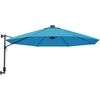 Image de vidaXL Parasol mural bleu mer 290 cm