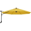 Image de vidaXL Parasol mural jaune 290 cm