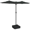 Image de vidaXL Double parasol anthracite 316x145 cm