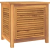 Image de Coffre de jardin avec sac 60x50x58 cm bois massif teck