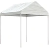 Image de vidaXL Pavillon avec toit blanc 13,38x2,28x2,69 m Polyéthylène